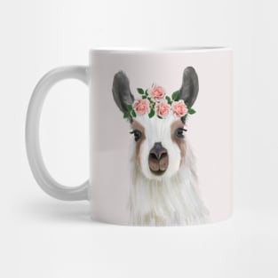 Flower Crown Llama Mug